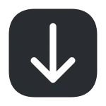 Arrow Down 1 SVG Icon
